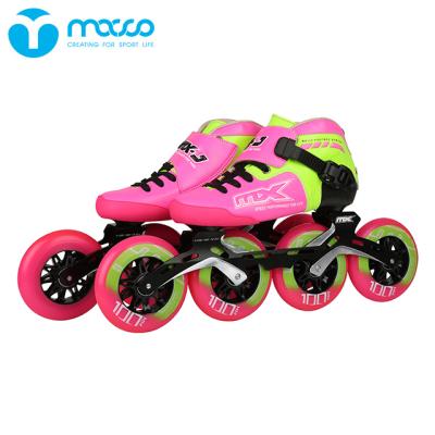 China Macco Speed ​​Carbon Fiber 608RS-ABEC9 Outdoor Activities Inline Skates Shoes Player's Carbon Fiber Integrated Aluminum Alloy Teenagers MX-J for sale