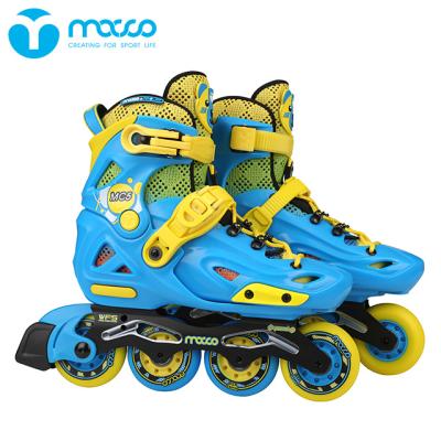 China 4 Pairs / Carton Adjustable Macco Kids Inline Skates MC5 Blue for sale