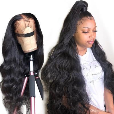 China Pure Original Human Hair Transparent Frontal Loose Loose Wave Wigs,100% Virgin Hair Brazilian Hair 5X5 Lace Front Closure Wig for sale