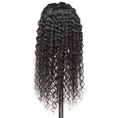 China Cheap Good Quality Raw Virgin Hair 40 Inch Grade 10A Pure Natural Hair Original Lace Front Wig Water Wave 13x4 40 Inch Wig Water Wave With Baby Hair for sale