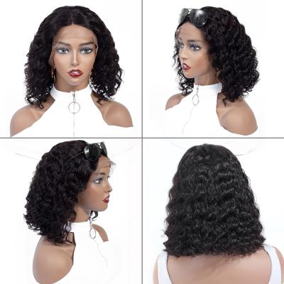 China Wholesale 13x6 Hd Pure Original Natural 100 Lace Wig Virgin 10A Unprocessed Brazilian Hair Cuticle Aligned Human Hair 13x6 Hd Swiss Lace Water Wave Frontal Wig for sale