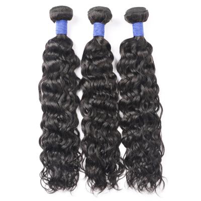 China Wholesale Brazilian Hair Bundles 10A Shedding And Tangle.Soft Hair Bundles No Water Wave Hair Bundles With Closure Water Wave Bundles Peruvian for sale