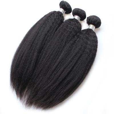 China No Shedding and Tangle.Soft Indian Yaki Straight Hair Cheap Raw Closure Bundle,Brazilian Straight Perm Yaki Hair Bundle for sale