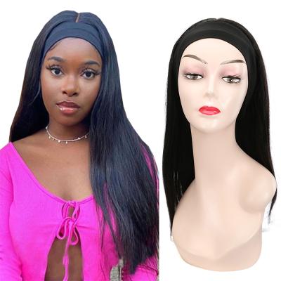 China Pure Original Natural Afro Hair Making Cap Headbands For Wigs Hair Soft Faux Locs Hair Shorts Dreadlocs Dreads Headband Wig for sale