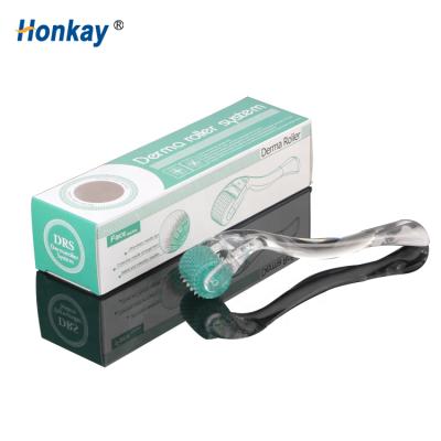 China Blood vessel removal microneedle derma roller needle skin care derma roller with interchangable heads micro needle roller system for sale