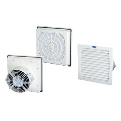 China Microfiber Rittal Cabinet Ventilation Filter And Fan With Ball Bearing FF252-M for sale