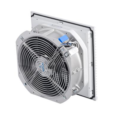 China Hotels UL94V-0 Electric Panel Filter Fan 323mm Canopy Filter Fan For Mechanism Panel for sale