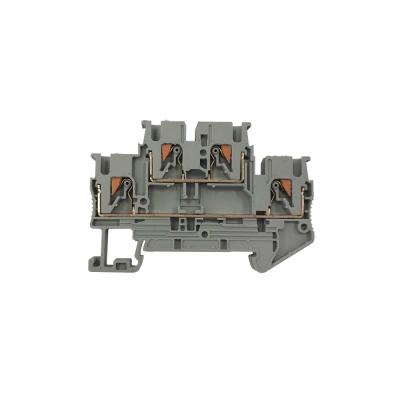 China PT6 Terminal Block PT6 Push Spring PT2.5 Din Rail Terminal Type TB for sale