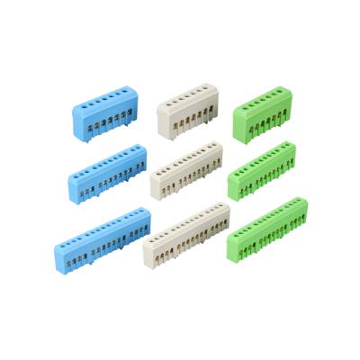 China LOW VOLTAGE easy and easy installation using Insulated Busbar Terminal Brass Bar Netutral Terminal Block for sale