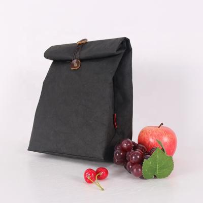 China CHANGRONG Waterproof Custom Biodegradable Reusable Kraft Paper Lunch Bag for sale