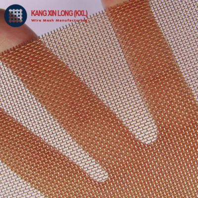 China Plain Weave Twill Weave Red Copper Woven Mesh Screen Copper Mesh Roll Copper Mesh For Weep Holes for sale