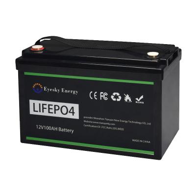 China State of the Art Uninterruptible Power Supplies New Design 100Ah 120Ah LiFePO4 Lithium Battery 12v For RV BOATS Golf Carts for sale