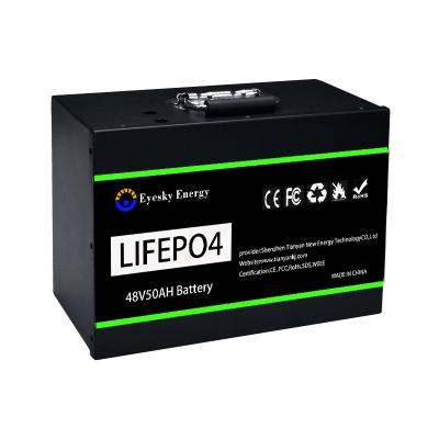 China Uninterruptible power supply lithium ion batteries lifepo4 solar battery pack 48V50AH batteria for sale