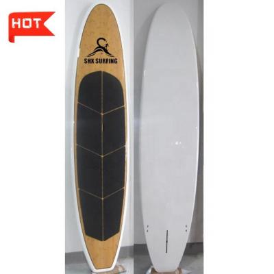 China SHX Unisex Most Popular Epoxy Resin Surfboard With Bamboo Veneer for sale