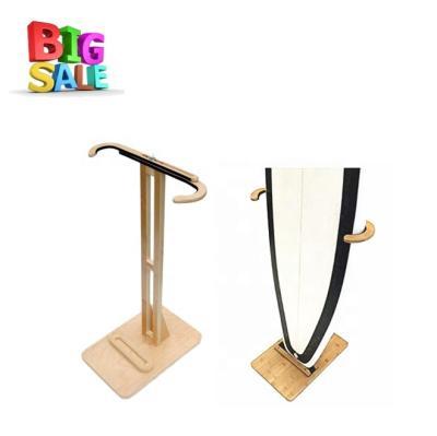 China SHX Unisex Premium Wooden Standing Rack for Showing Surfboard for sale