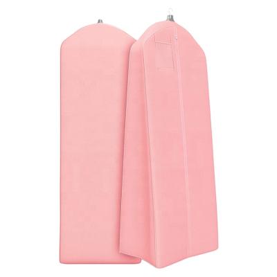 China Fashionable Long Expanded And Durable Biodegradable Nonwoven Garment Bag Wedding Dress Gown for sale