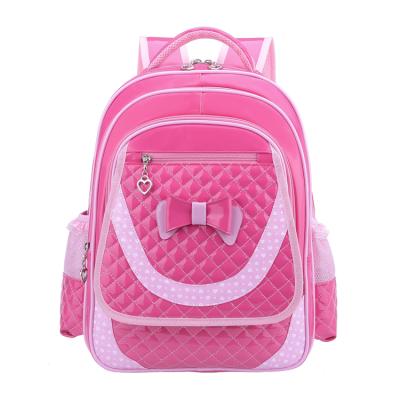 China Cute Cute PU Leather Princess Primary School Bag Backpack For Girls for sale