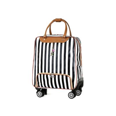 China Fashion Large Capacity Carry On Suitcase Handed Wheeled Trolley Bag Travel Luggage for sale