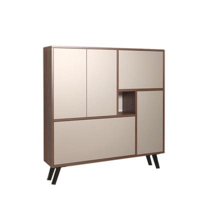 China 2018 eco-friendly eco-friendly chinese modern shoe saling wooden cabinet for living room for sale