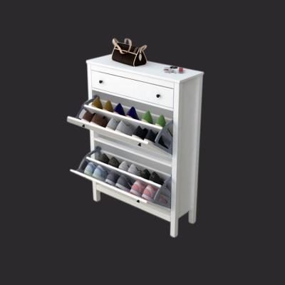 China Cheap Shoe Rack Price Modern Design Wooden Shoe Cabinet For Living Room for sale