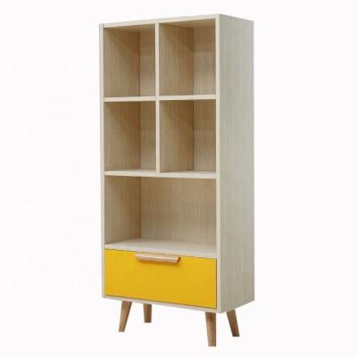 China China Factory Customizable Hot Selling Wooden Bookshelf Wooden Bookcase For Living Room for sale