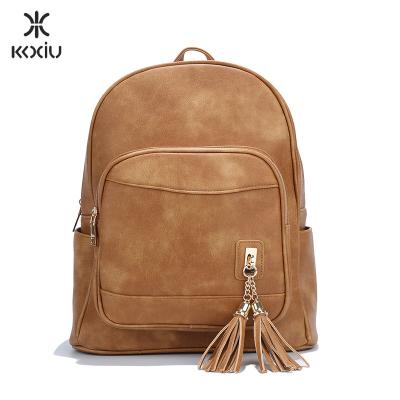 China New Anti-theft For PU Leather Bag 2021 A DOS Casual Fashion Ladies Backpack for sale