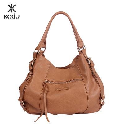 China Famous Manufacture Grainy Leather Bag China Supply Hobo Brand Leather Bags Ladies Handbags for sale