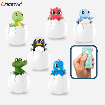 China Hot 130 Bricstar Sale Cute Animal Night Light Remote Control Music Lullaby Kids Night Light Baby Sleeping Toys For Children for sale