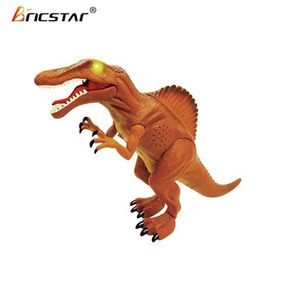 China Flip wing / with light and healthy / mouth can open and low MOQ Shanghai Bricstar wholesale plastic dinosaur toys close simulation animal toy with flip wing for sale