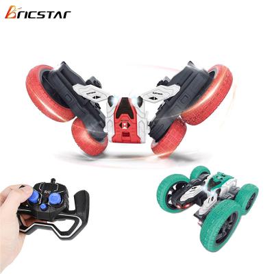 China New Arrival 2020 RC Hobby Bricstar 2.4G Rotation Remote Control Split Remote Control Amazon Good Selling 360 degree rc stunt toy car with LED light for sale