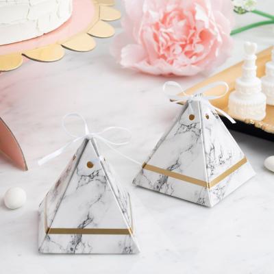 China Handmade Creative Packaging Box Triangle Shape Gift Box Creative Gift Box for sale