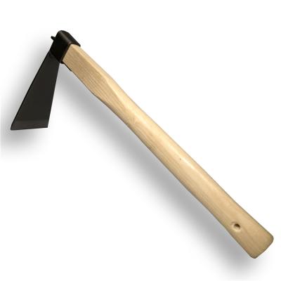 China Best Selling Chinese Garden Hoe Cultivating Hoe Solid Wood Trapezium Hoe 40CM*17CM*6.5CM for sale