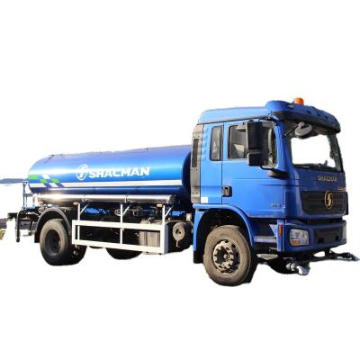 China Building material shops stainless steel water transport truck 10000 liters water truck shacman L3000 10 wheeler for sale