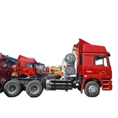 China shacman tractor truck engine cummins 6x4 tractor trailer luxury truck sleeper head 6150x2490x3710 for sale