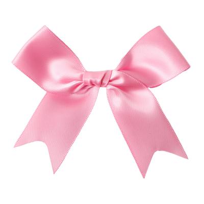 China Handmade Ribbon Bow for Elegant Garment Accessory Colourful Satin Bow Gift Ribbon Bows for sale