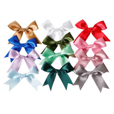 China Handmade Bows Garment Accessory Satin Ribbon Bow for Decorations and Gift Wrapping for sale