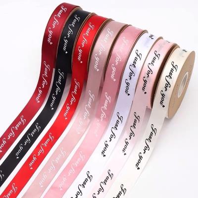 China 7 dagen Voorbeeld bestelling Levertyd Ondersteund Custom Grosgrain Ribbon voor cadeauverpakking Te koop