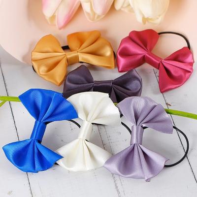 China Haare für Babygirls Satin-Band-Bogen Haare Bogen-Clips zu verkaufen