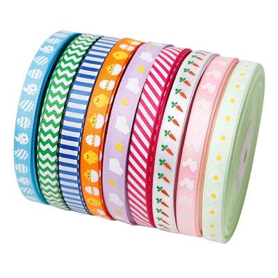 China Spring and Easter Themed Grosgrain Ribbon 3/8