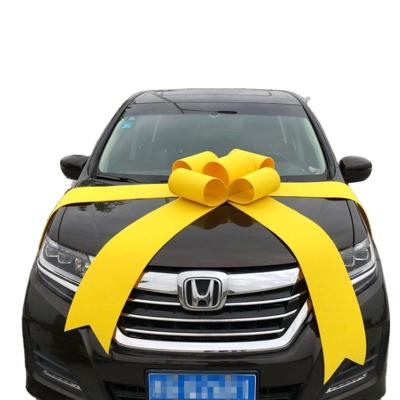 China Echo-friendly Customized Giant Car Bow Craft for Printed Luxury Boutique Ribbon Car for sale