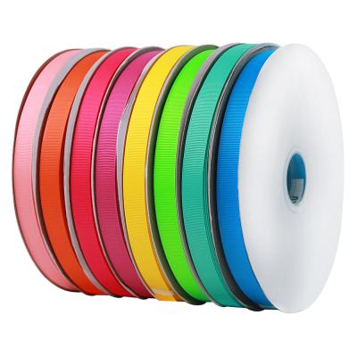 China Tipo de tejido cinta de 57 mm Grosgrain en 196 colores para compradores ecológicos en venta