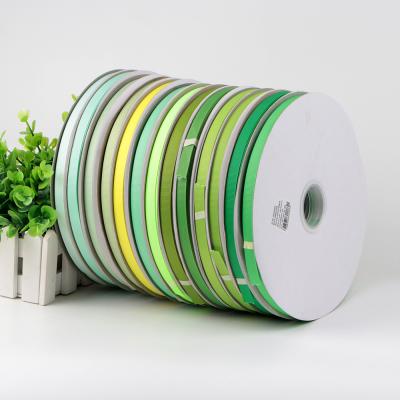 China 100% cinta de poliéster Grosgrain doble cara estilo de colores sólidos 3mm ancho personalizable en venta