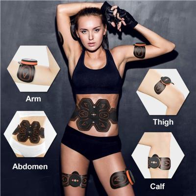 China Vibration Trainer Fitness Arm /Leg Comfortable Smart Gym Massager EMS Stimulator Abdominal Muscle Equipment Home Fitness Belt for sale