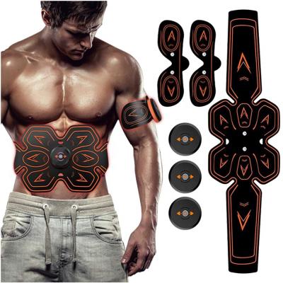 China Men and Women Muscle Stimulator Electrodes Fitness Belt EMS Trainer Device Vibrating Massager Easy Smart Abdominal Health for sale