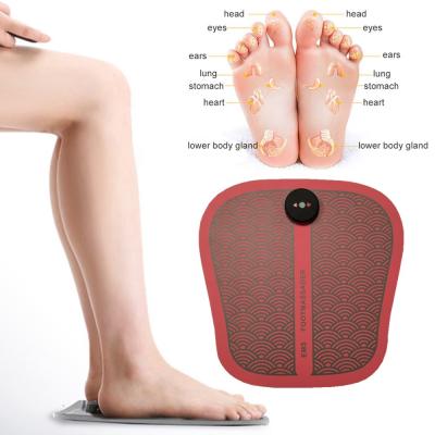 China Ten Foot EMS Foot Massager ABS Muscle Stimulator Wireless Remote Control Physiotherapy USB Revitalization Pedicure Rechargeable for sale