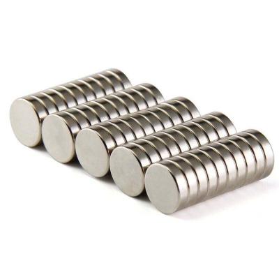 China China Industrial Factory Neodymium N52 Magnet Nickel-Coating Disc Neodymium Disc Magnet Wholesale Super Strong Manufacturer for sale