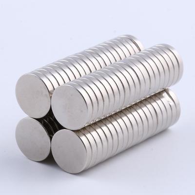 China China industrial factory wholesale magnet rare earth tip strong powerful nickel coated strong power ndfeb small round magnet N52 for sale