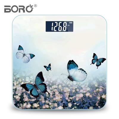 China Weight function BL-168 2021 tempered glass personal weiging weight 180kg body weighing household digital bathroom scales for sale