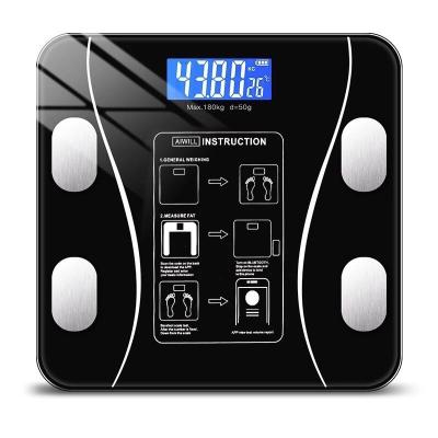 China Cheap Portable Digital Smart Body Fat Scale Body Bathroom Business Price Scale BL-2602 With USB for sale