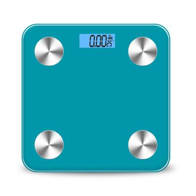 China BL-8001 America Amazon OEM USB PORTABLE Body Scale Weighing BMI Bathroom Scale LCD Digital Display with App for sale